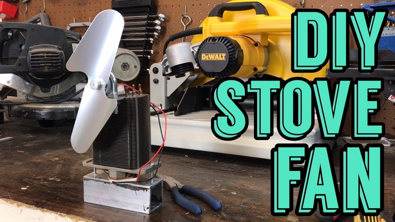 Wood Stove Fan - DIY Cheap! - Complete walk through