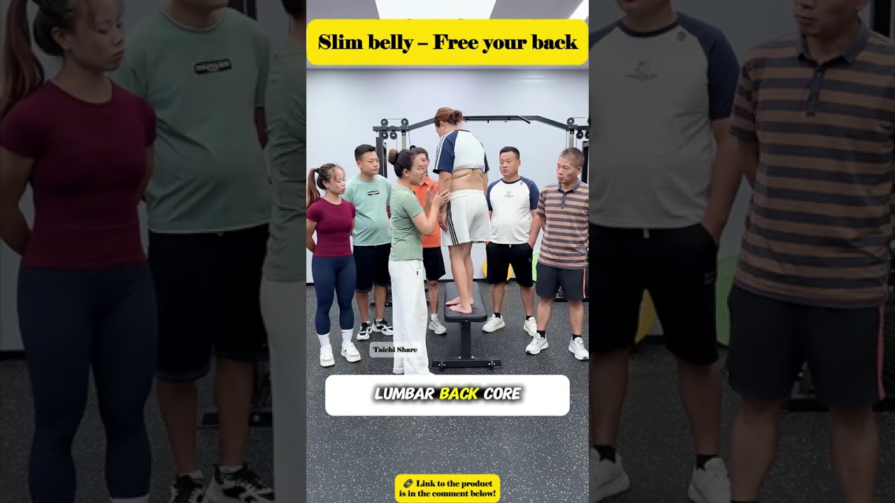 Lumbar Back Core Release to Reduce Belly Fat & Relieve Back Pressure | Safe Home Method