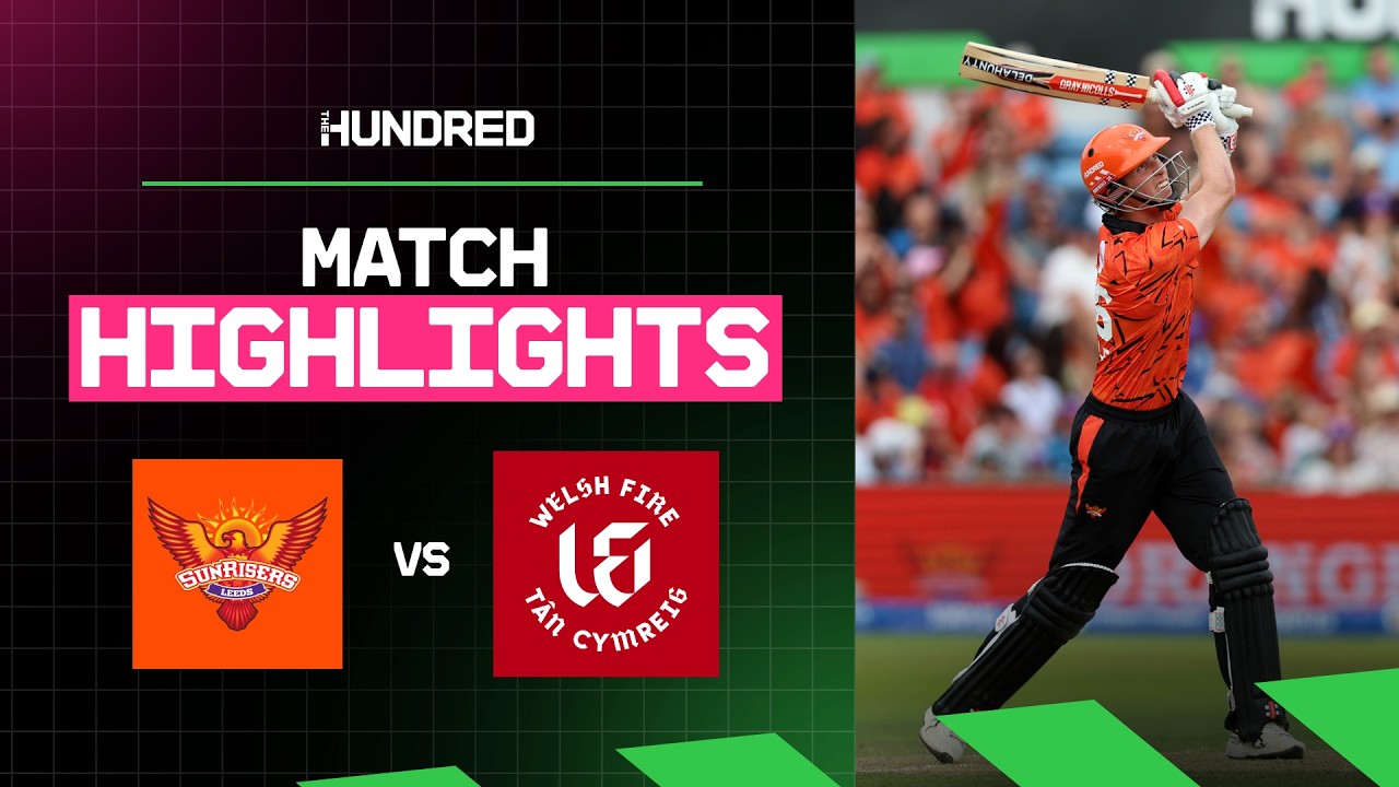 Mitch Marsh powers SunRisers to 200 🫨 | SunRisers Leeds vs Welsh Fire Highlights