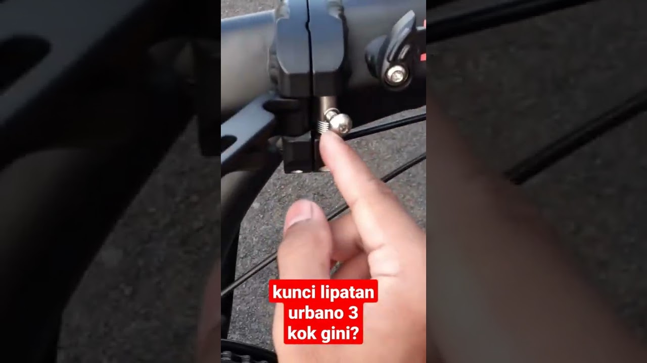 kunci lipatan urbano 3 kok begini?