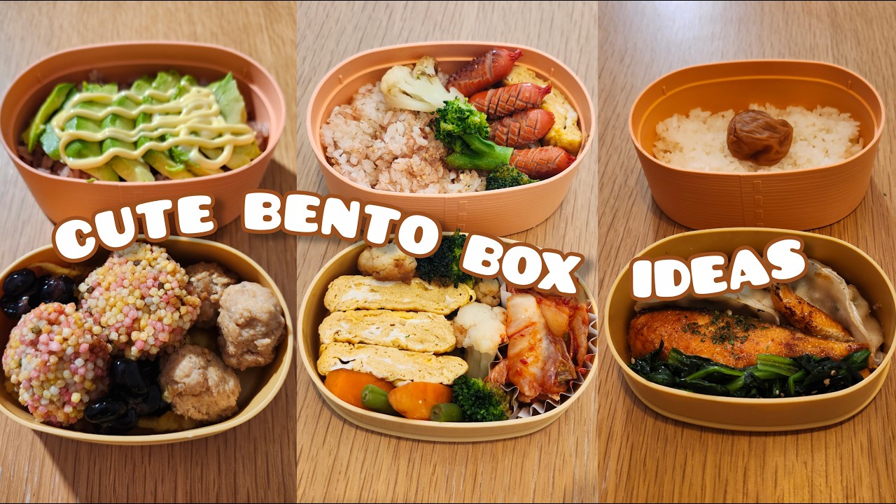 5 Easy Bento Box Ideas for the Week 🍱  | My quiet life in Japan