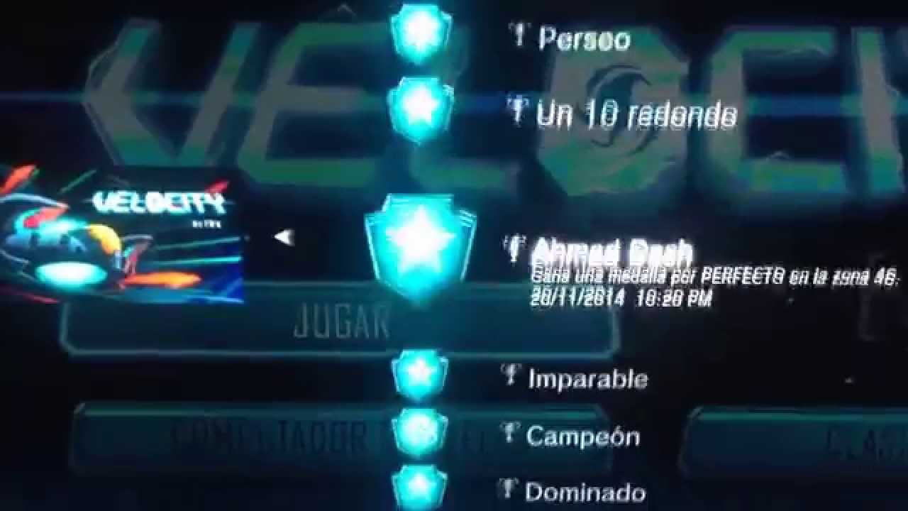 Velocity Ultra Perfectionist Trophy + Platinum Trophy