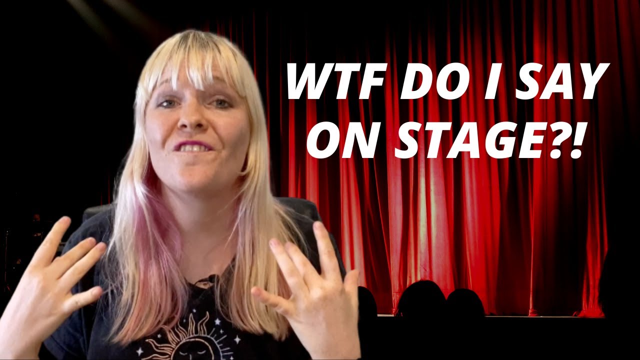 What the f*** do I say on stage?! | 3 simple tips for successful stage banter