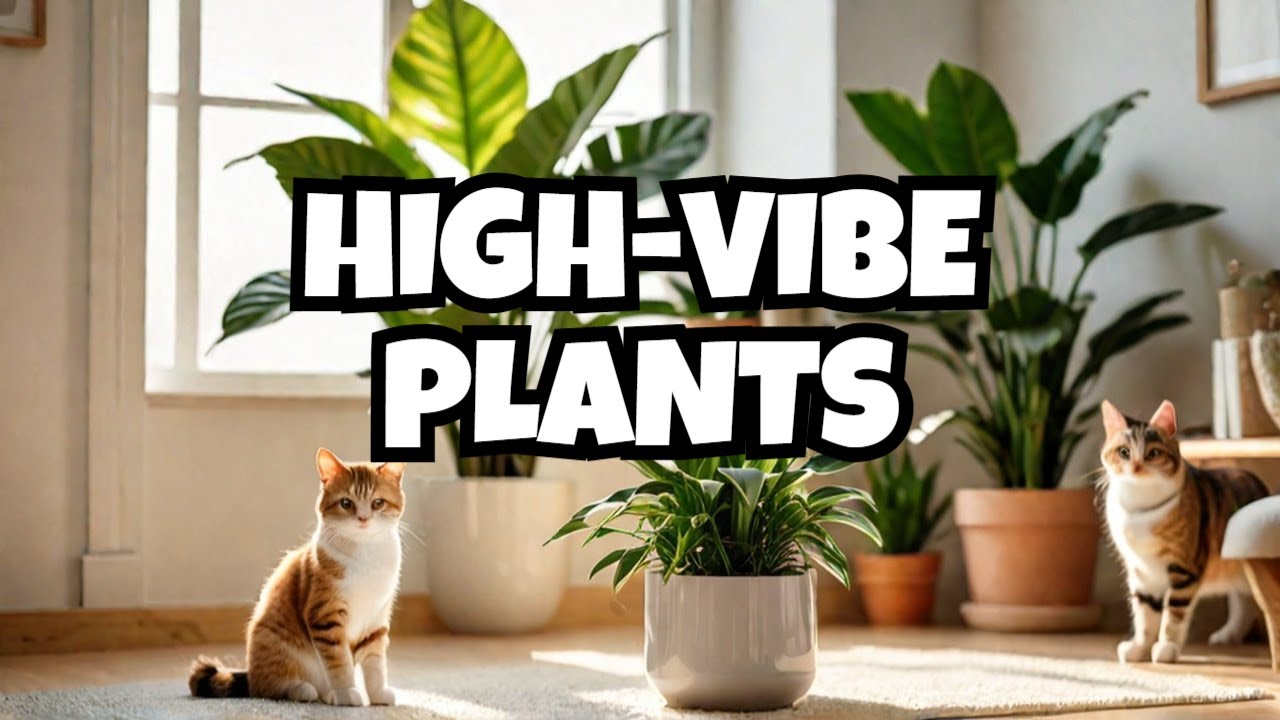 Top 5 Cat Friendly PLANT Options For a High Vibe Home