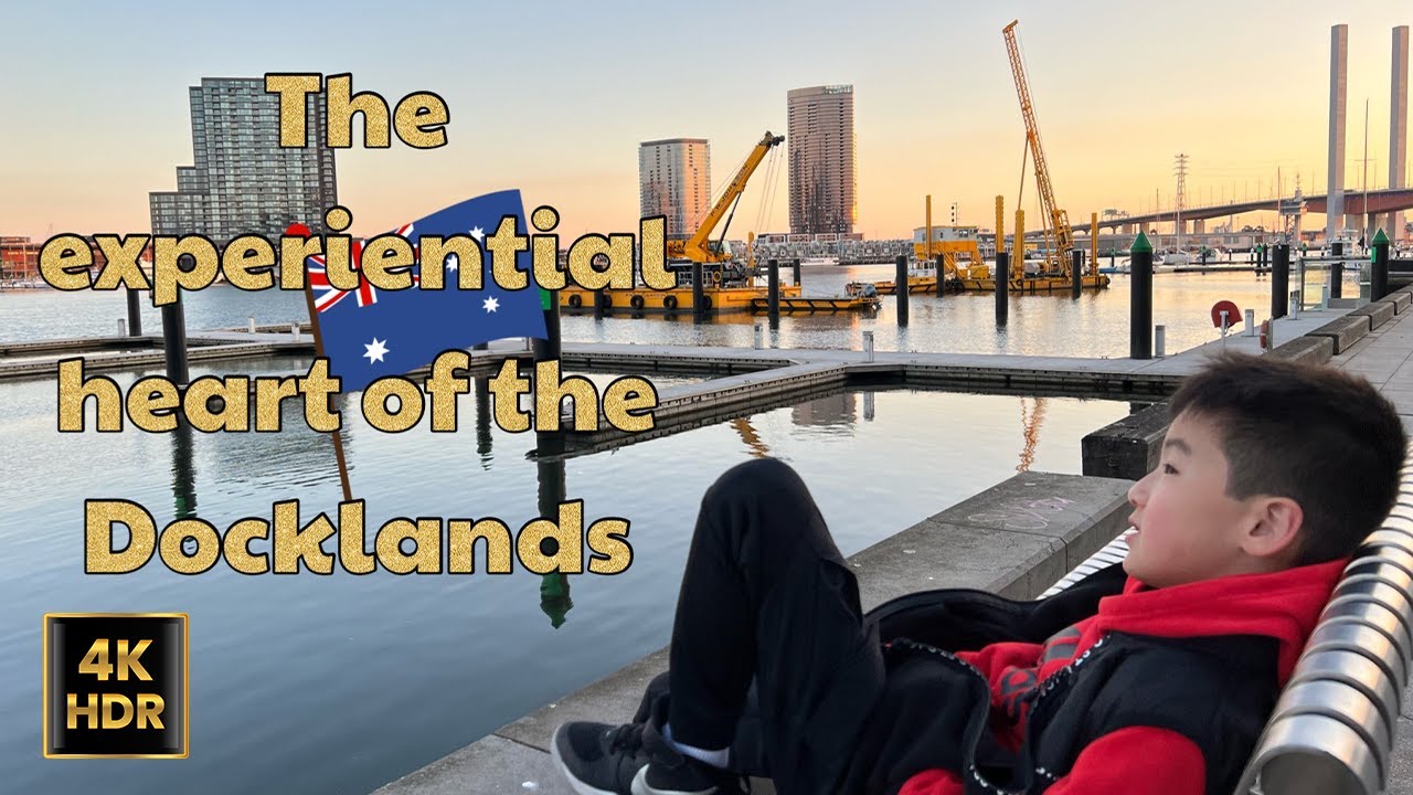 The District Docklands Street Walk - 4K HDR