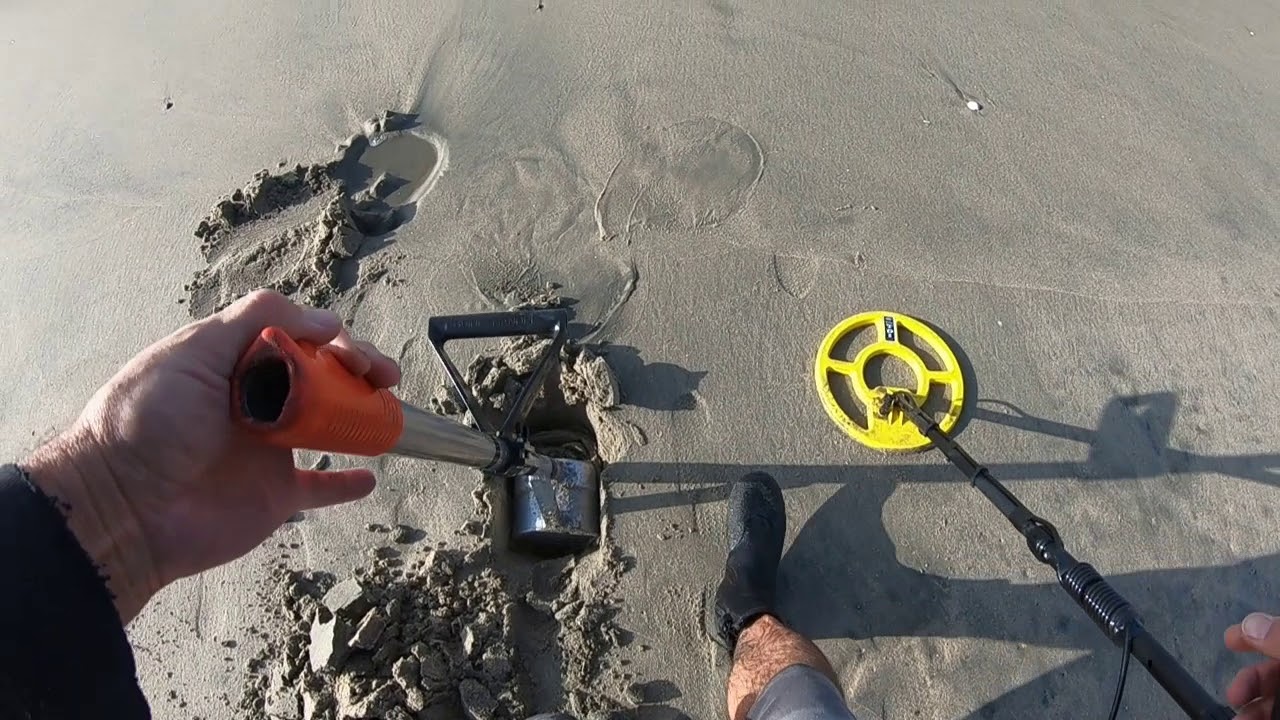 TDI Beach Hunter gold depth testing