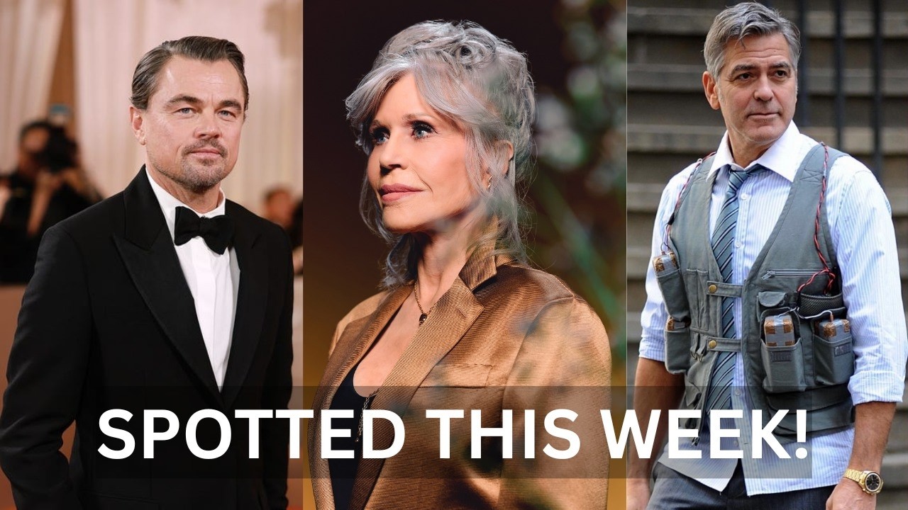 Hollywood Icons Spotted This Week | DiCaprio, Clooney, Jane Fonda & More
