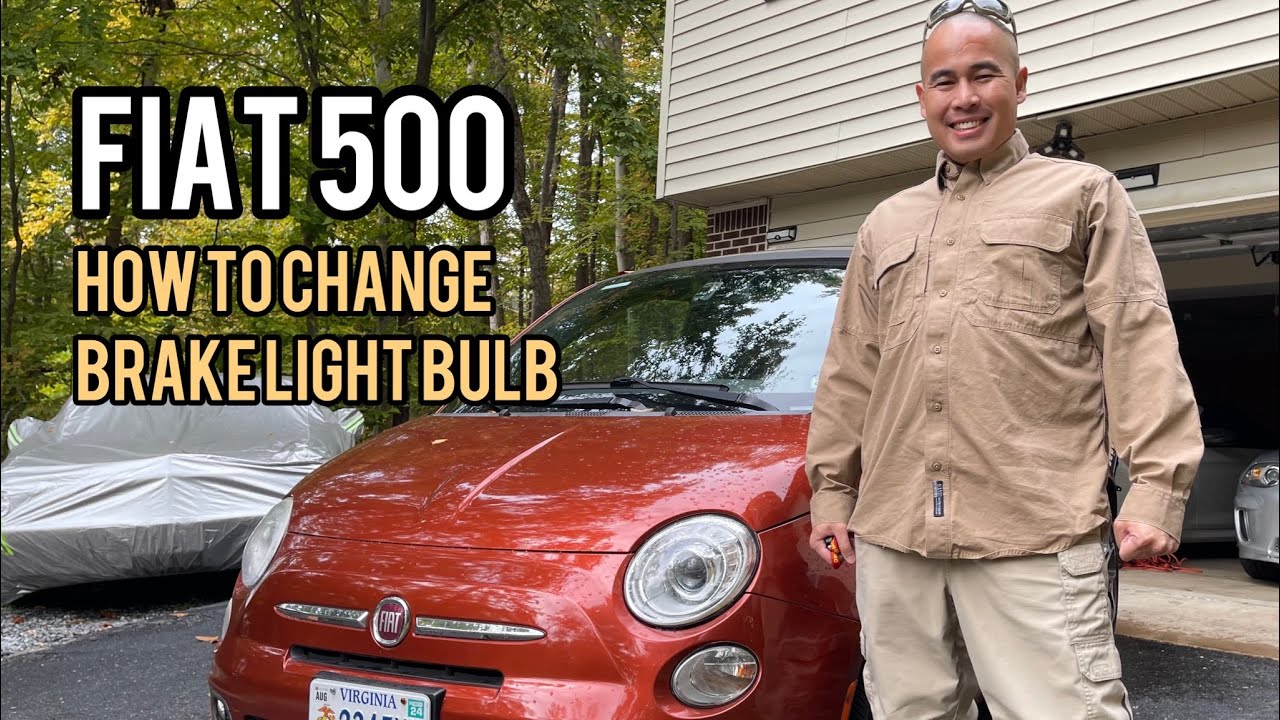 How to Change/Replace Fiat 500 Brake Light Bulb & Fix the Check Stop Light Bulbs Warning