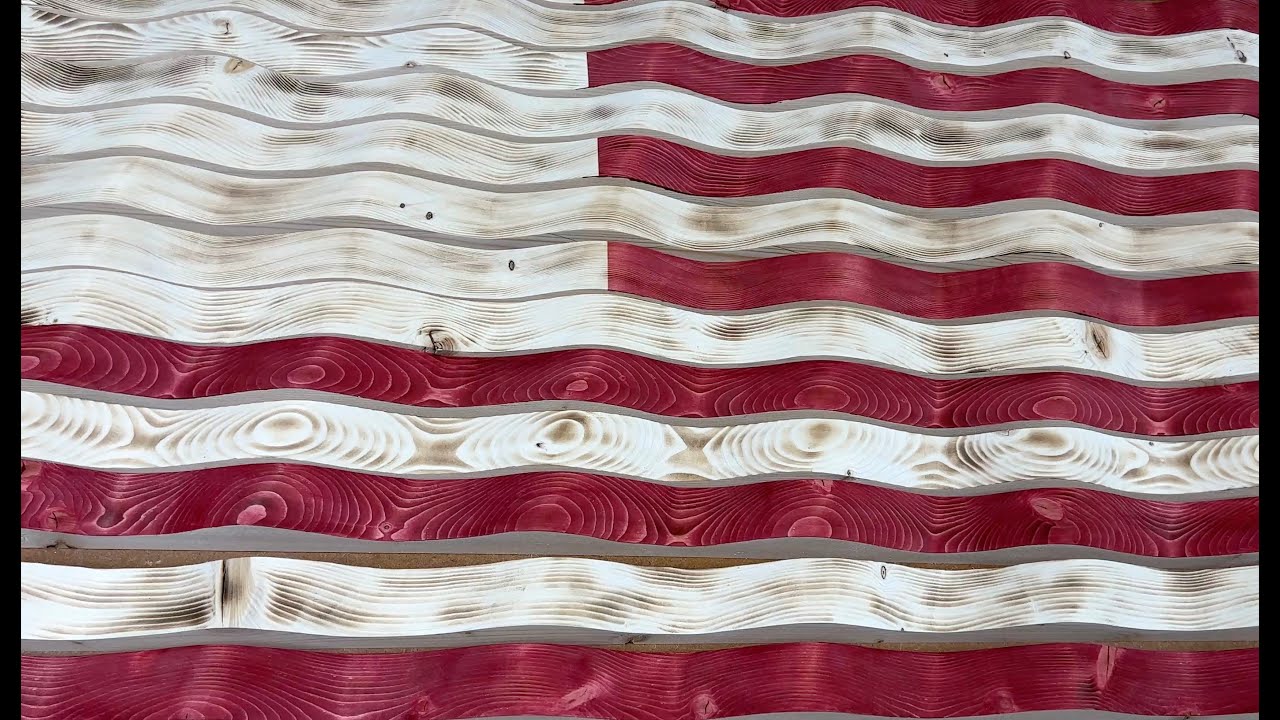 Wooden Wavy Flag Build