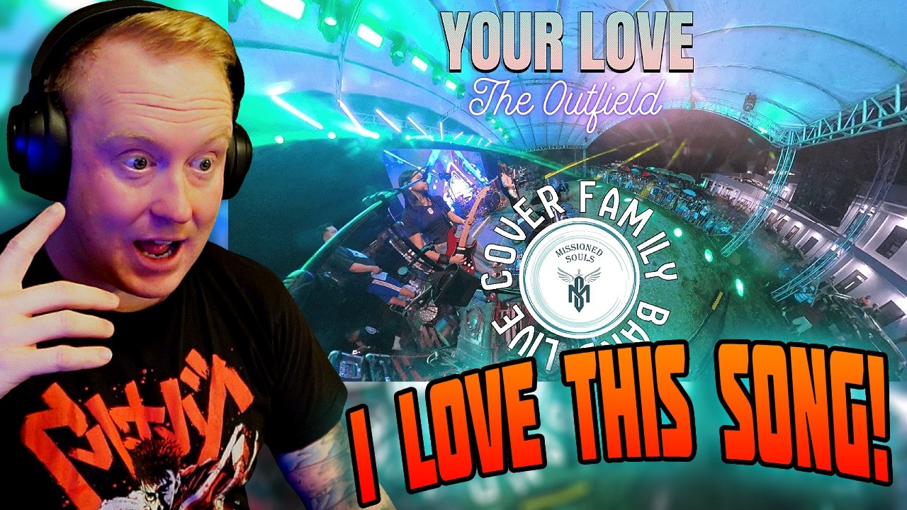 Missioned Souls исполняют вживую песню 'YOUR LOVE by The Outfield' | Реакция без обработки