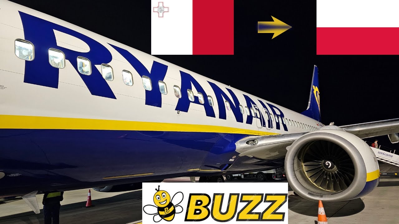 TRIP REPORT | FIRST INTERNATIONAL FLIGHT WITH BUZZ | BOEING 737-8AS | FROM MALTA/MLA TO GDANSK/GDN.