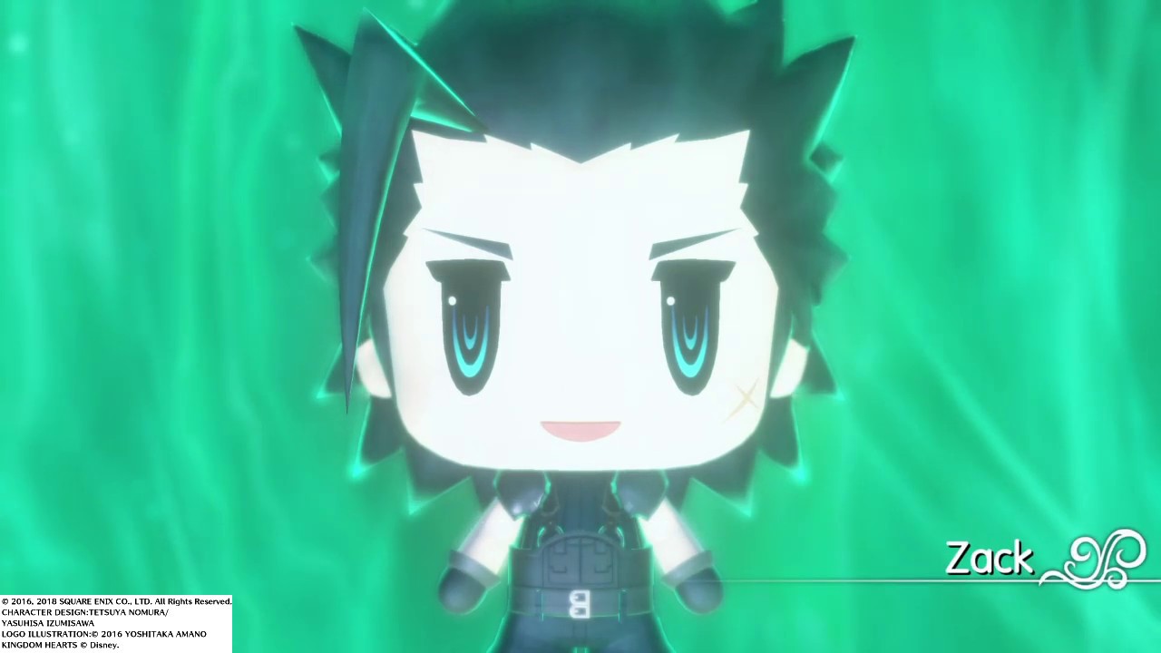 WoFF Maxima - Zack Fair battle + cutscence