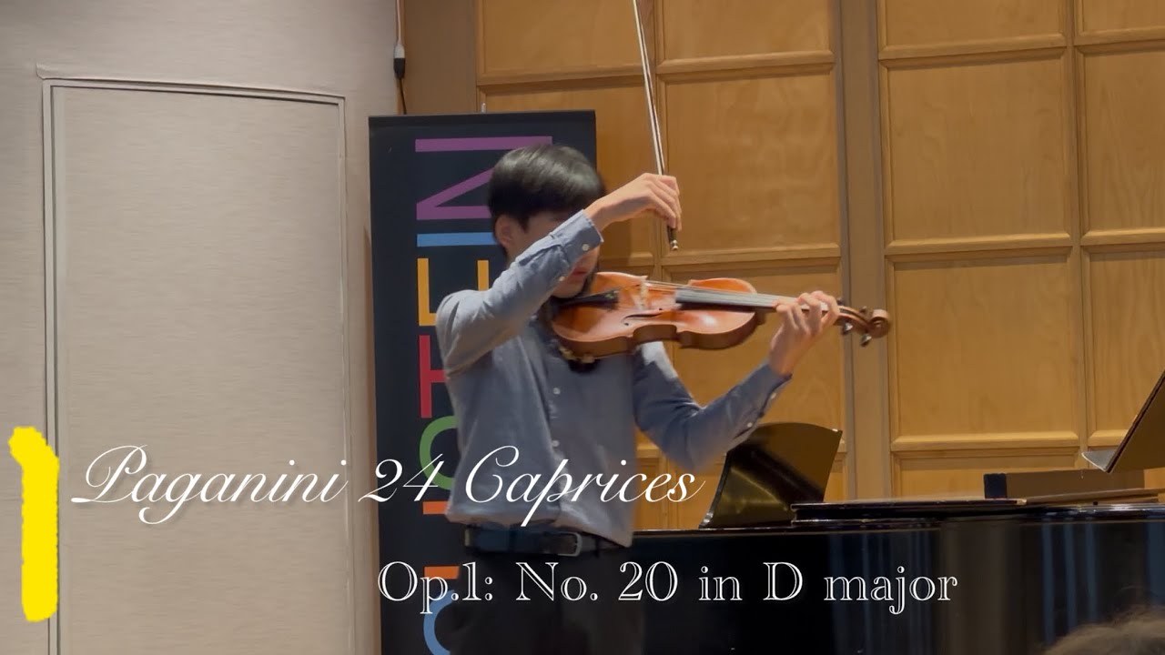 Paganini Caprices No. 20 in D major 帕格尼尼第20號隨想曲