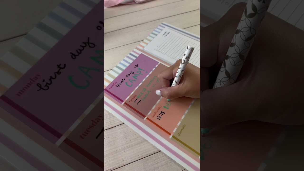 Reusable weekly 