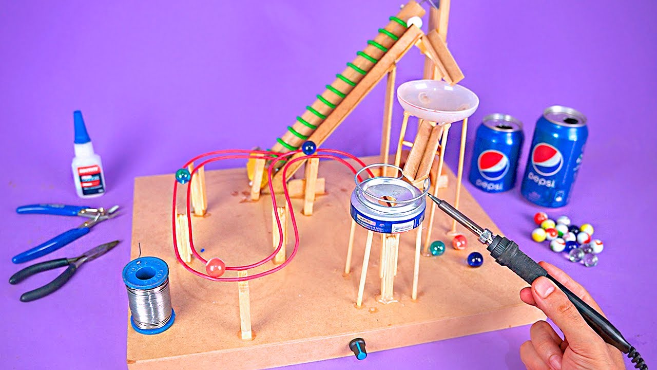 Create a Incredible DIY Marble Machine from Recycled Materials