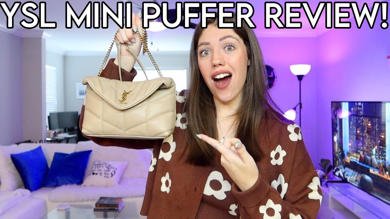 PROS & CONS OF THE YSL MINI LOULOU PUFFER! 🤷‍♀️ | Kenzie Scarlett