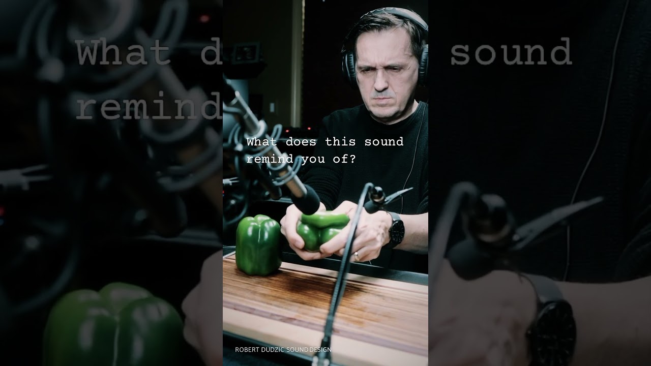 ZOMBIE SOUND DESIGN🫣🎤🎧#asmr #pepper #art #gamedev #sounddesign #recording #microphone #composer