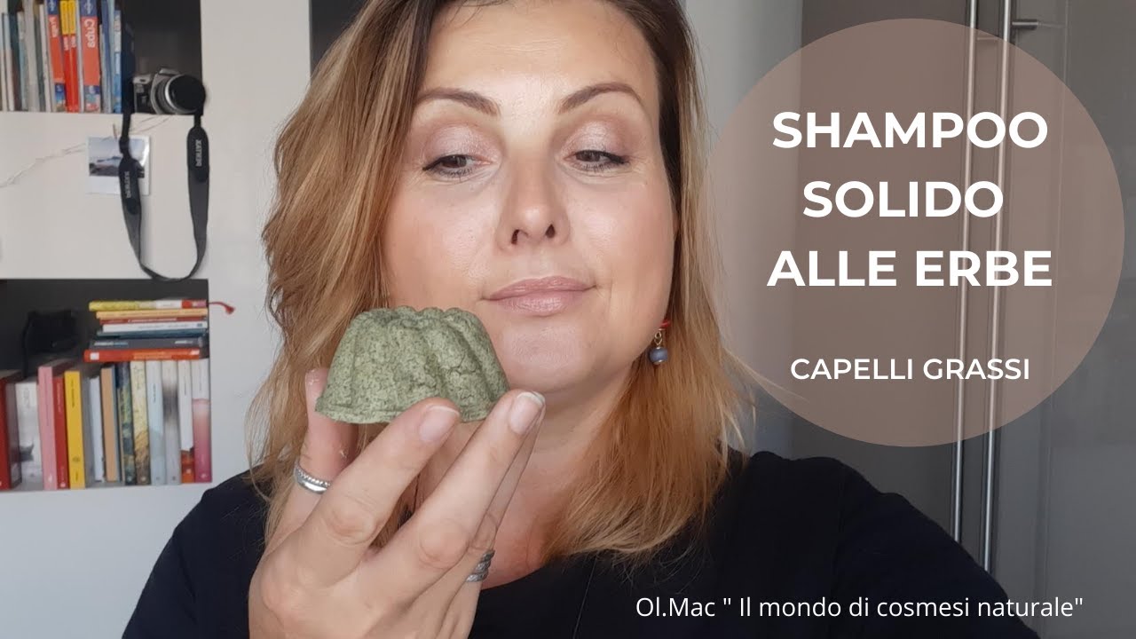 SHAMPOO SOLIDO ALLE ERBE - CAPELLI GRASSI Ol.Mac 