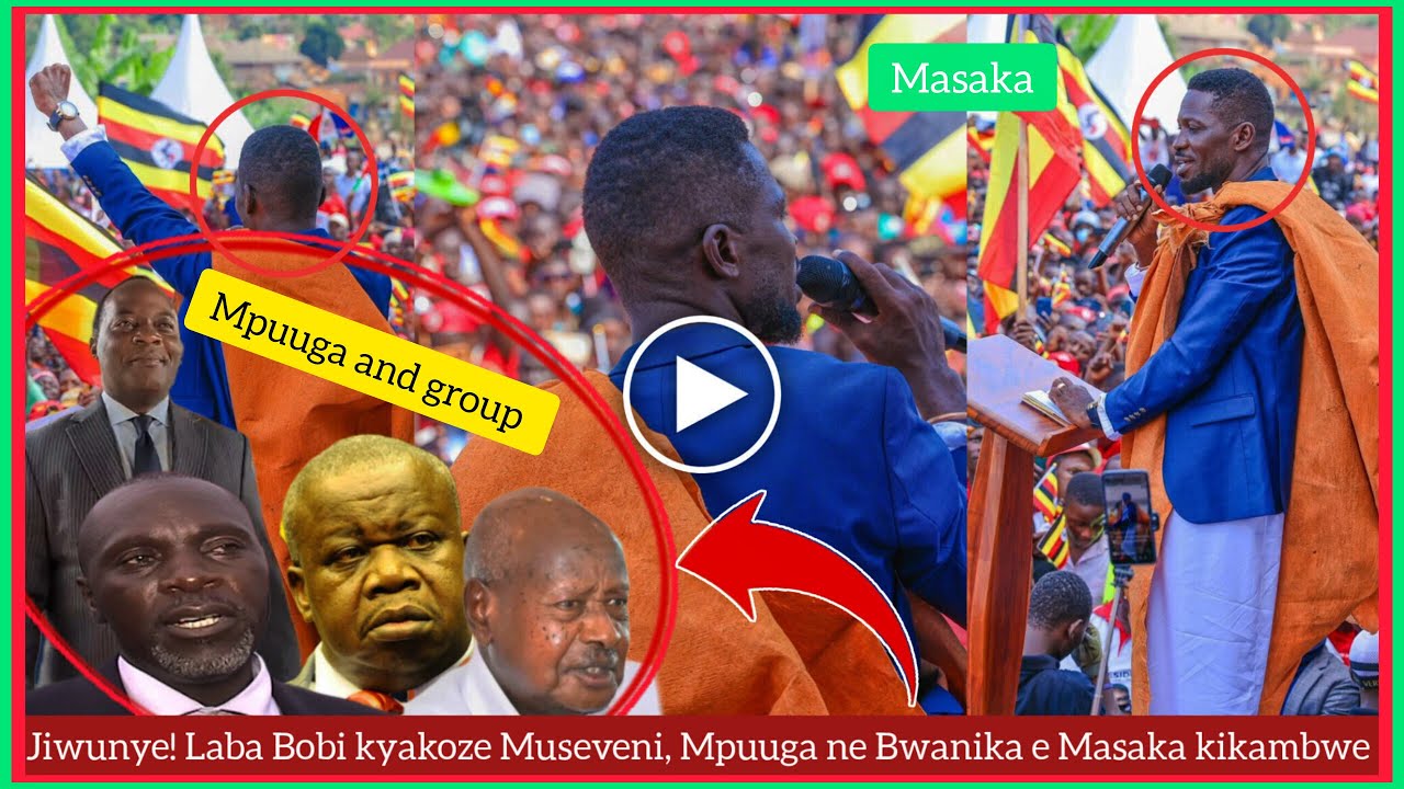 Agatalinda! Jiwunye Bobi Wine kyakoze Mpuuga, Museveni ne Bwanika e masaka kika! Byabakama tawonye!