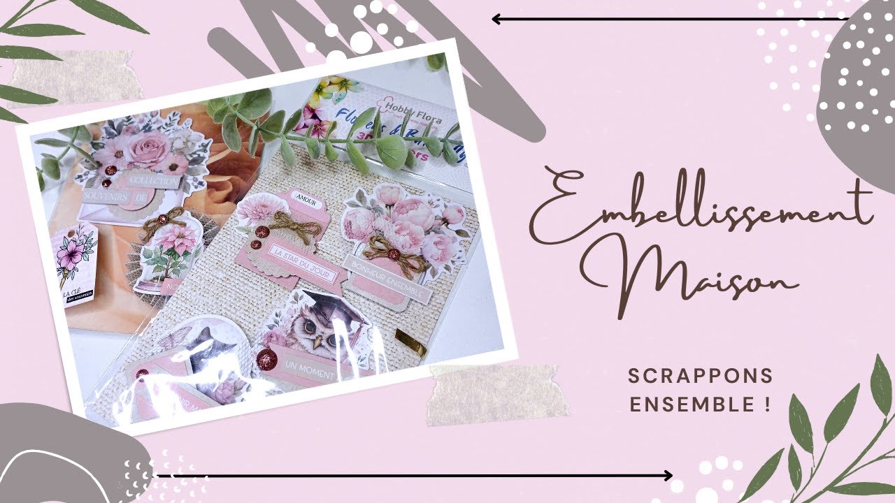 Tuto embellissement 100 % action avec Custodéco | Chat Scrap |