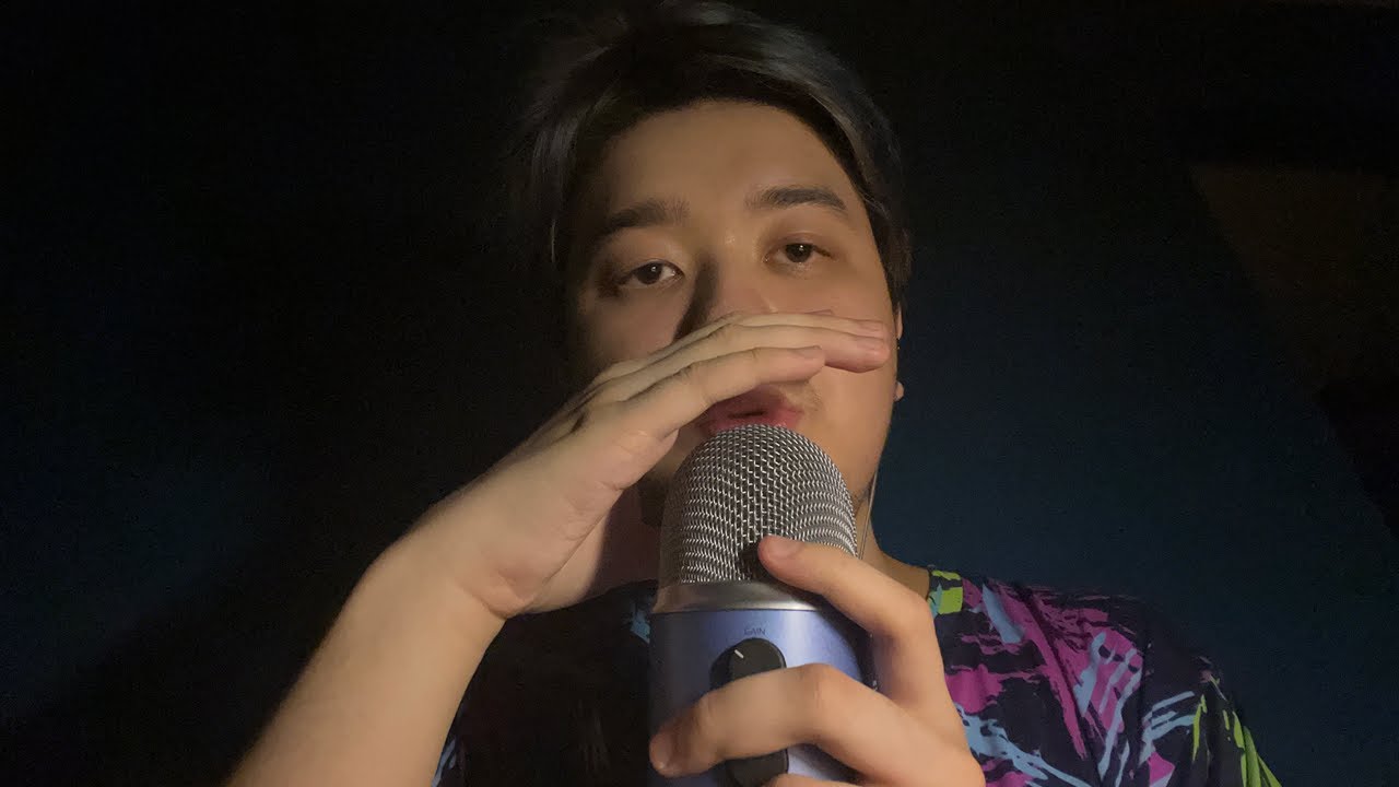 asmr mic blowing (no talking)