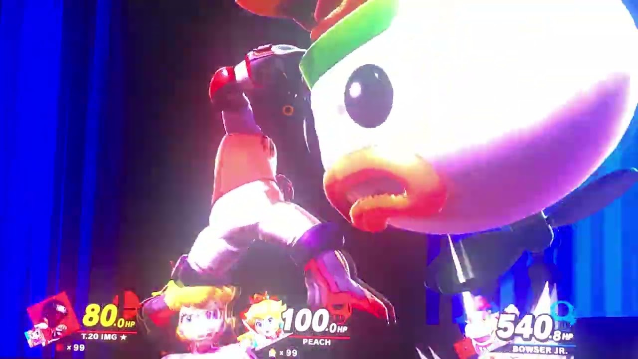 Super Smash Bros Ultimate, Mii T.20 I’MG & Peach, King of the Fighters Stadium 19
