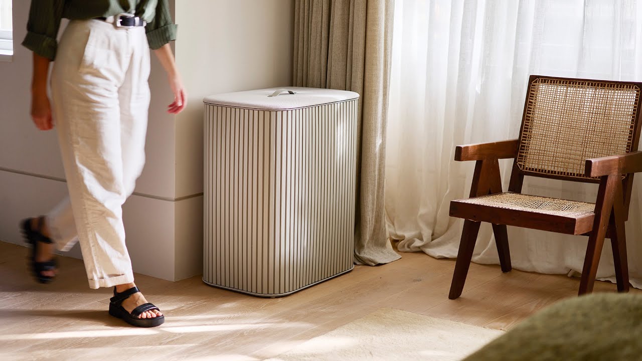 Joseph Joseph Tota Luxe Trio 90L Ecru Laundry Separation Basket  | 5000007 & 5000008