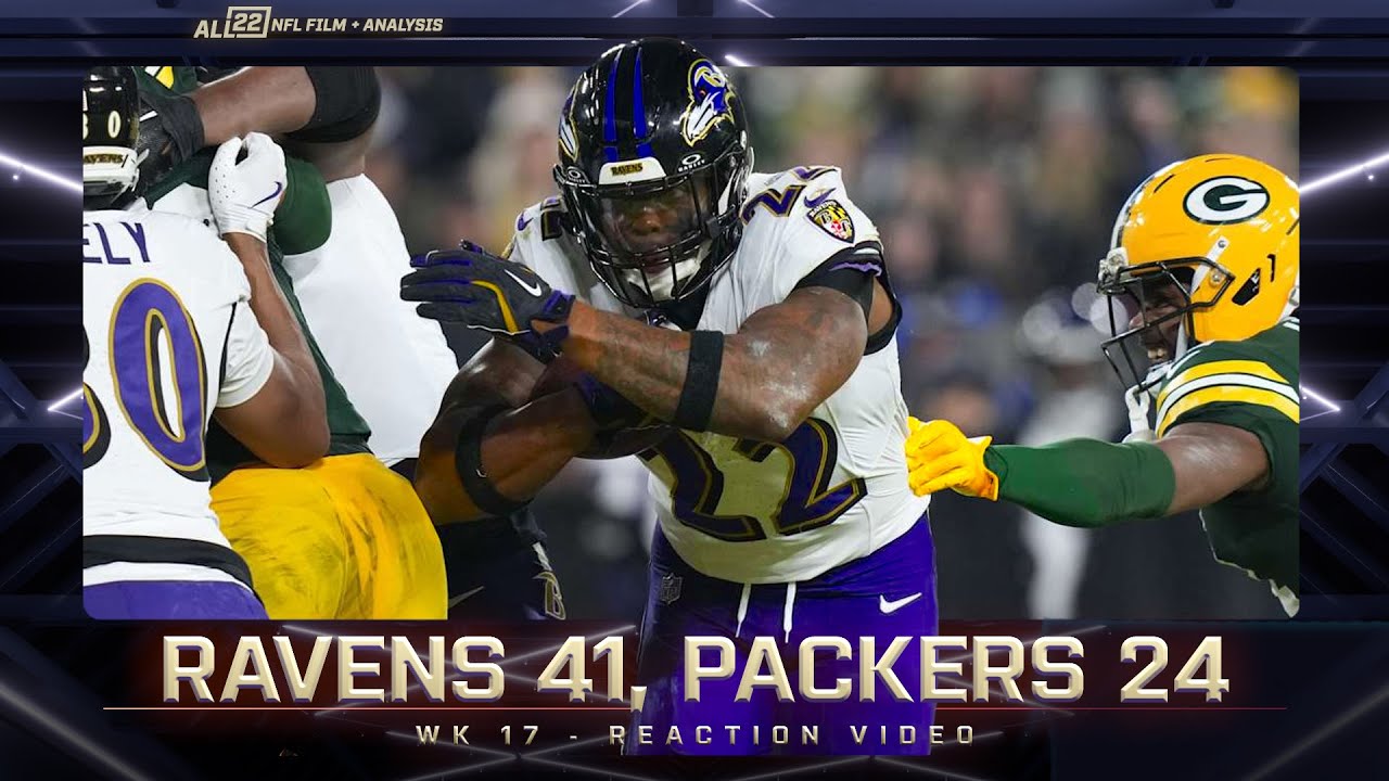 RAVENS 41, PACKERS 24: DERRICK HENRY DOMINATES AT LAMBEAU FIELD    #ravens #ravensflock