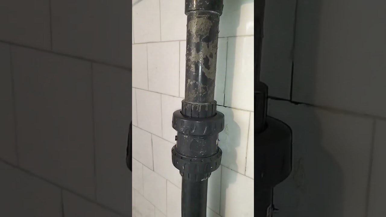 Installation la piscine #plumber 
