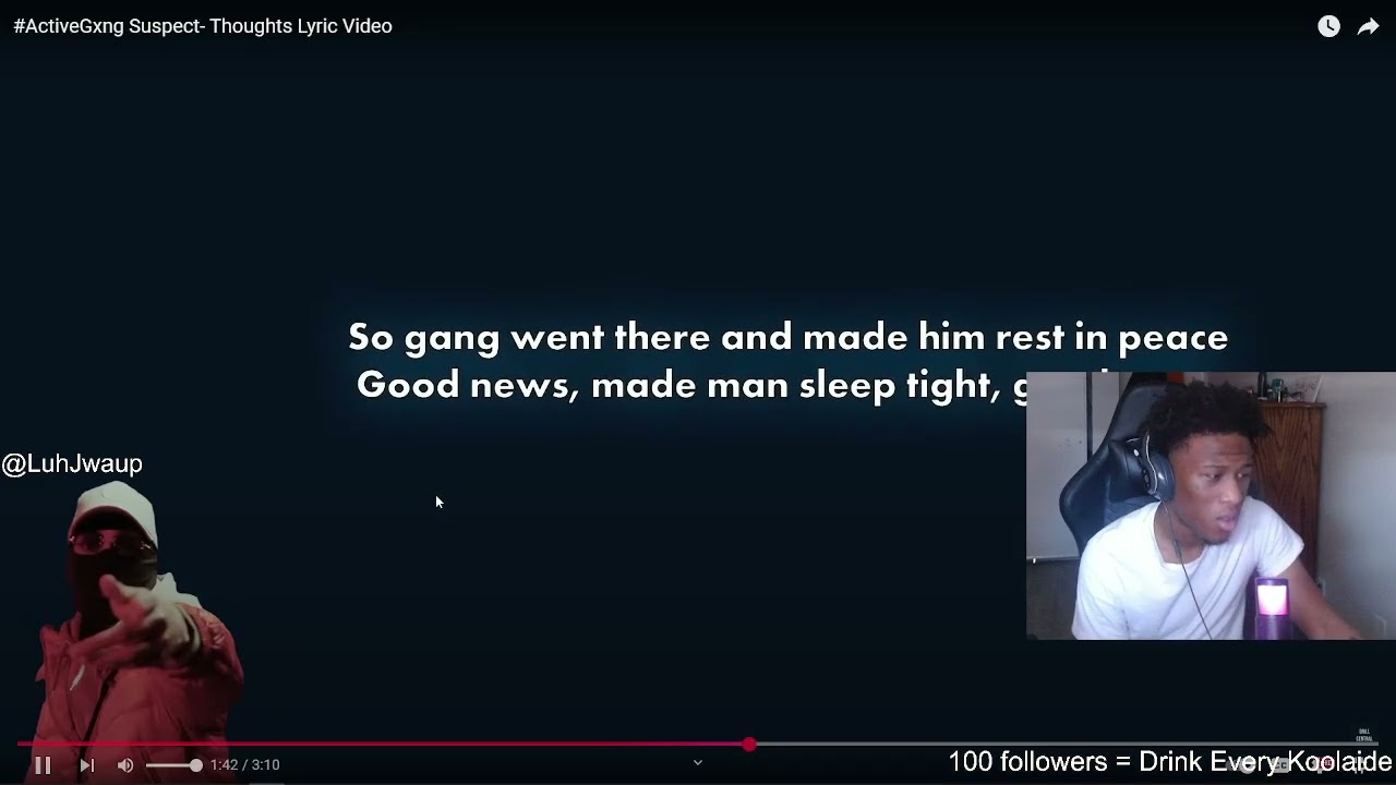 Jwaup REACTS Uk Drill ActiveGxng Suspect - Thoughts Lyric Video REACTION