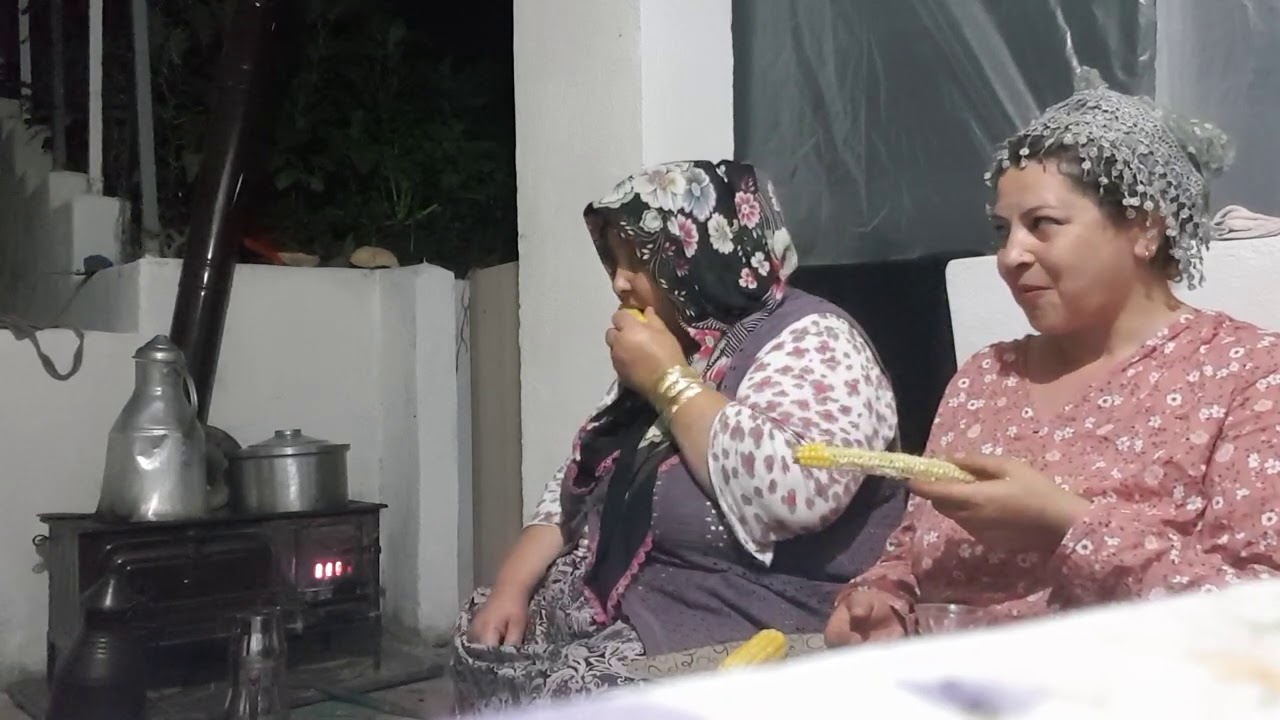 MISIR PİŞİRDİK YEMEDEN YATMADIK ABLAMLA