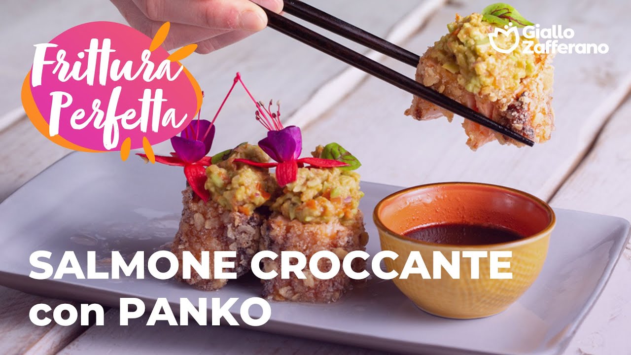 SALMONE CROCCANTE con PANKO...un'ESPLOSIONE di SAPORI UNICA😋🤤🥢
