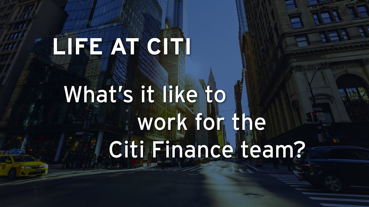 Life at Citi: Finance Team