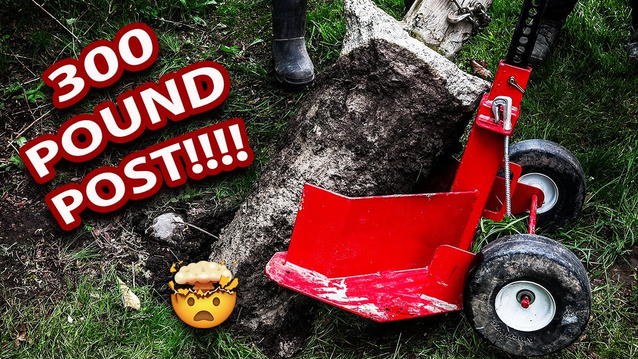 Step-by-Step Fence Removal Using Big Red Post Puller