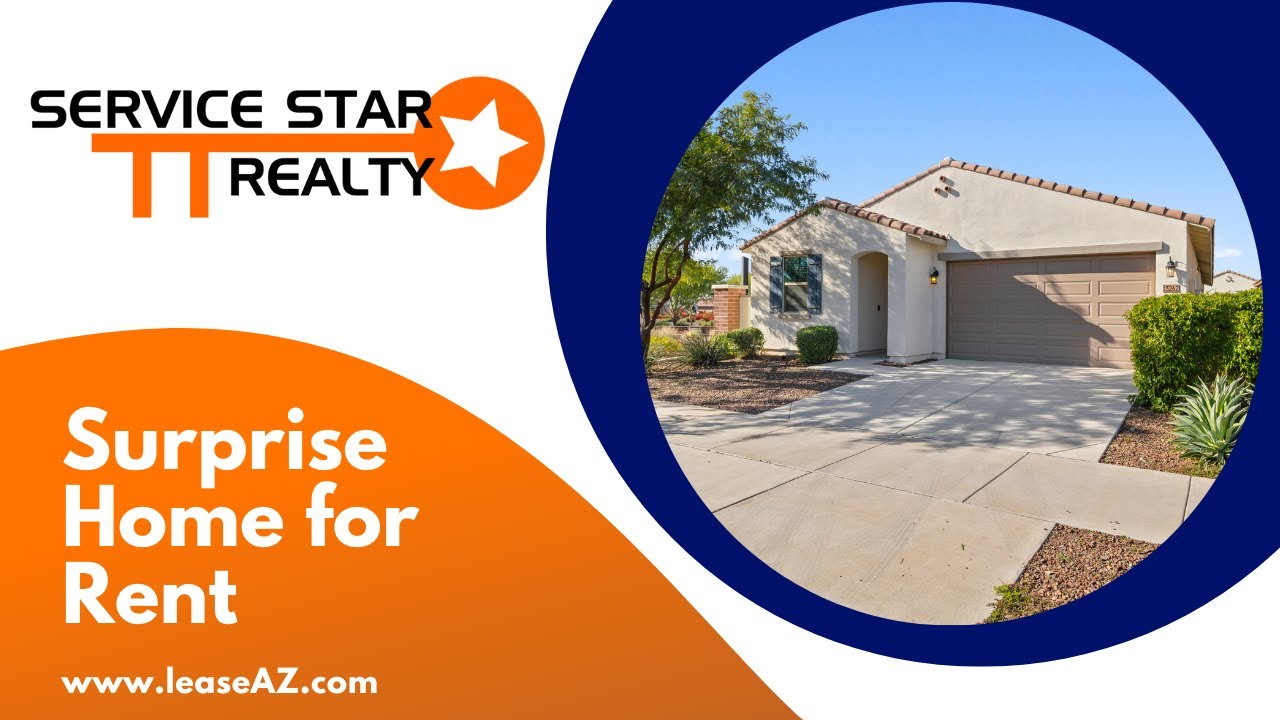 Surprise Homes for Rent 4BR/3BA by Surprise Property Management AZ | Service Star Realty