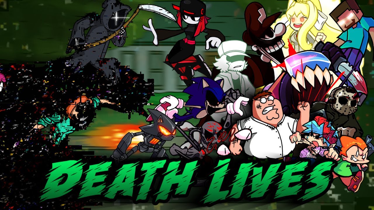 FNF Death Lives But Every Turn A Different Cover Is Used 🗣️📢🔥(FNF Darkness Takeover)
