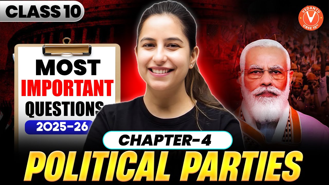 Political Parties🔥 | Top Most Important Questions 🎯 | Class 10 Civics Preboards 2026 | Varsha Ma&rsquo;am