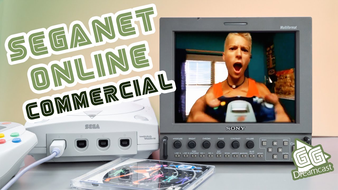 SEGA Dreamcast Online Games Commercial SEGANet