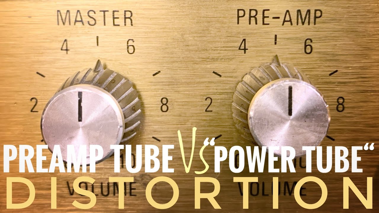 Preamp VS Power Amp Distortion in a Marshall JMP!