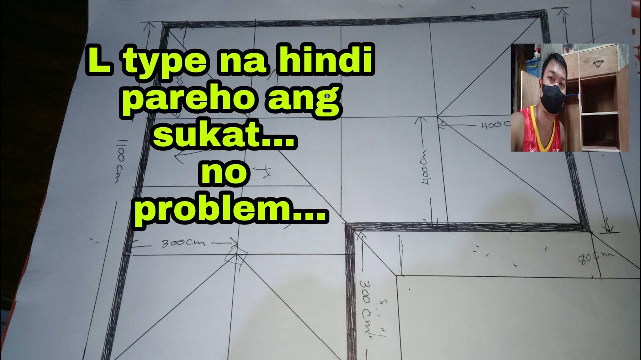 Diskarte sa L type na aguas na hindi mag singlapad  | maynard collado