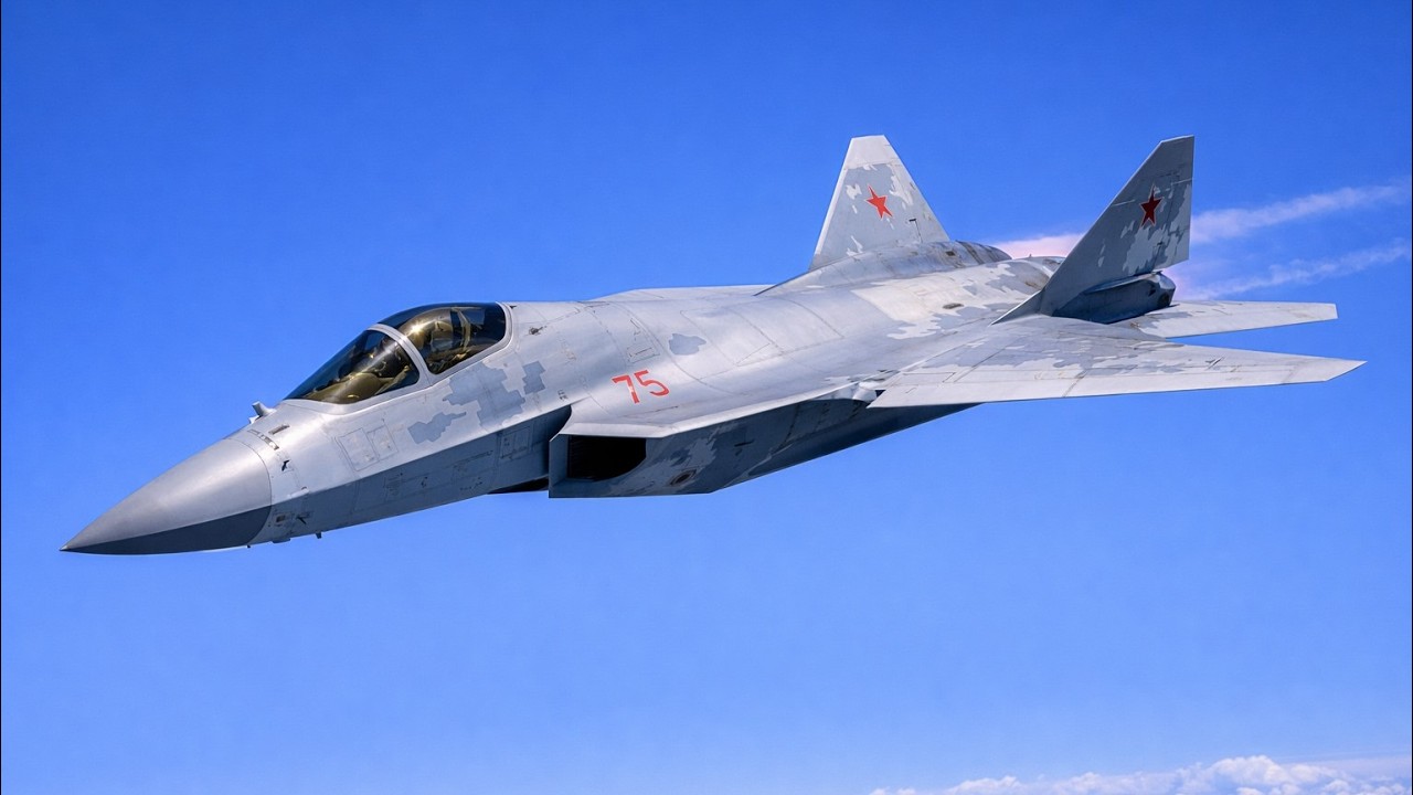 Su-75 Checkmate Stealth Fighter Revealed | Russia’s Next-Gen Combat Jet Challenging Modern Air Power