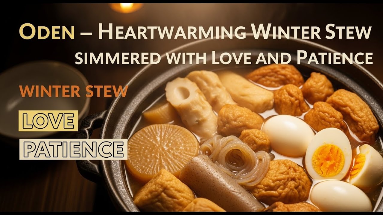 Oden – Heartwarming Winter Stew Simmered with Love and Patience