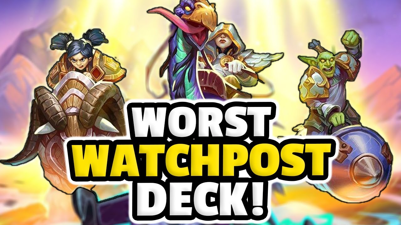 RALLY The WATCHPOST Pally! | Guaranteed Worst Watchpost Deck! | Hearthstone