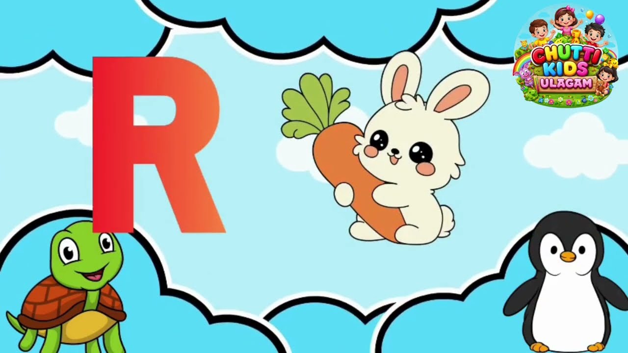 A to Z Words for Kids  Learn Alphabet with Pictures  ABC Learning Video 