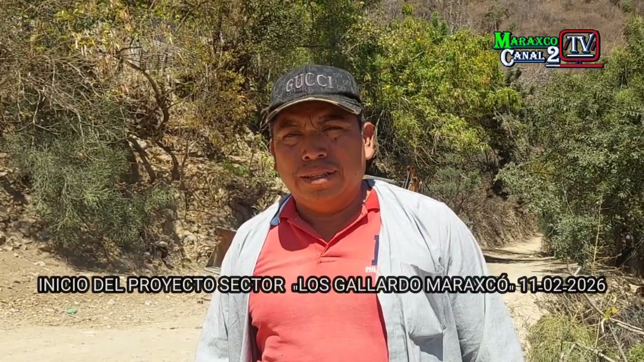 INICIO DEL PROYECTO SECTOR LOS GALLARDO MARAXCÓ 11-02-2026