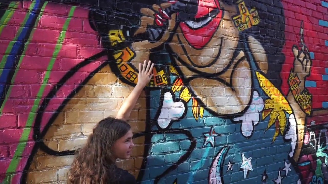 REACH's Teen Open Studio Jazz & BluesFest Mural  - 2016