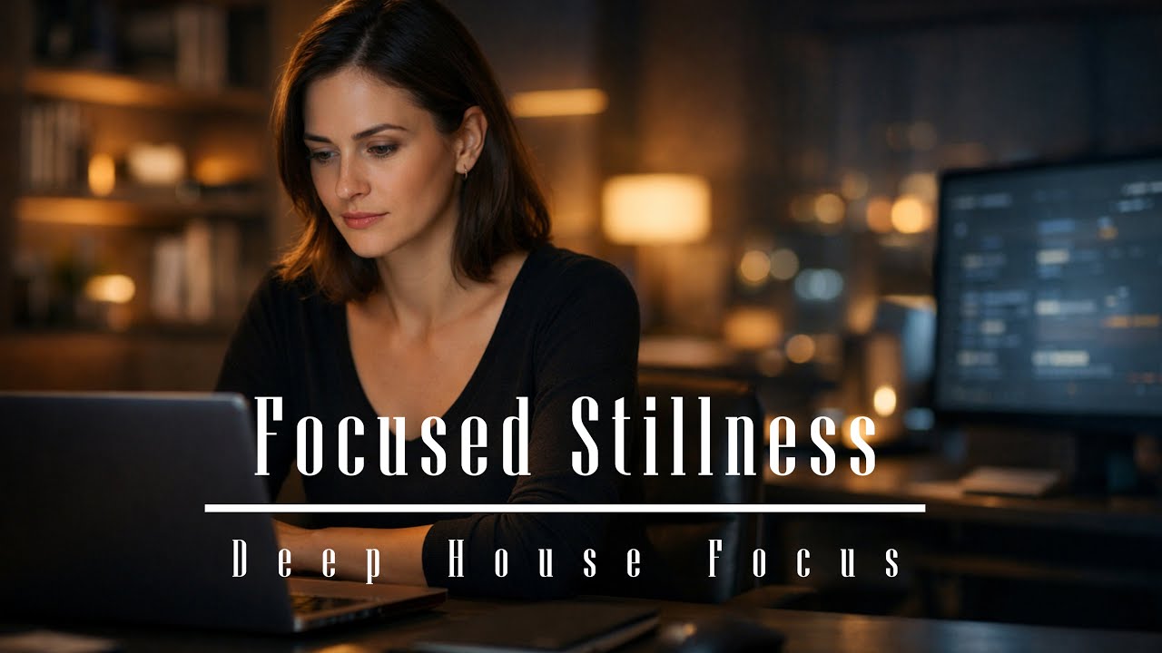 Focused Stillness - deep house focus - commaik music