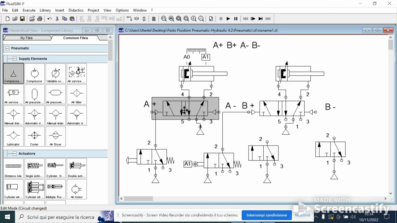 A+B+A-B-  CICLO PNEUMATICO