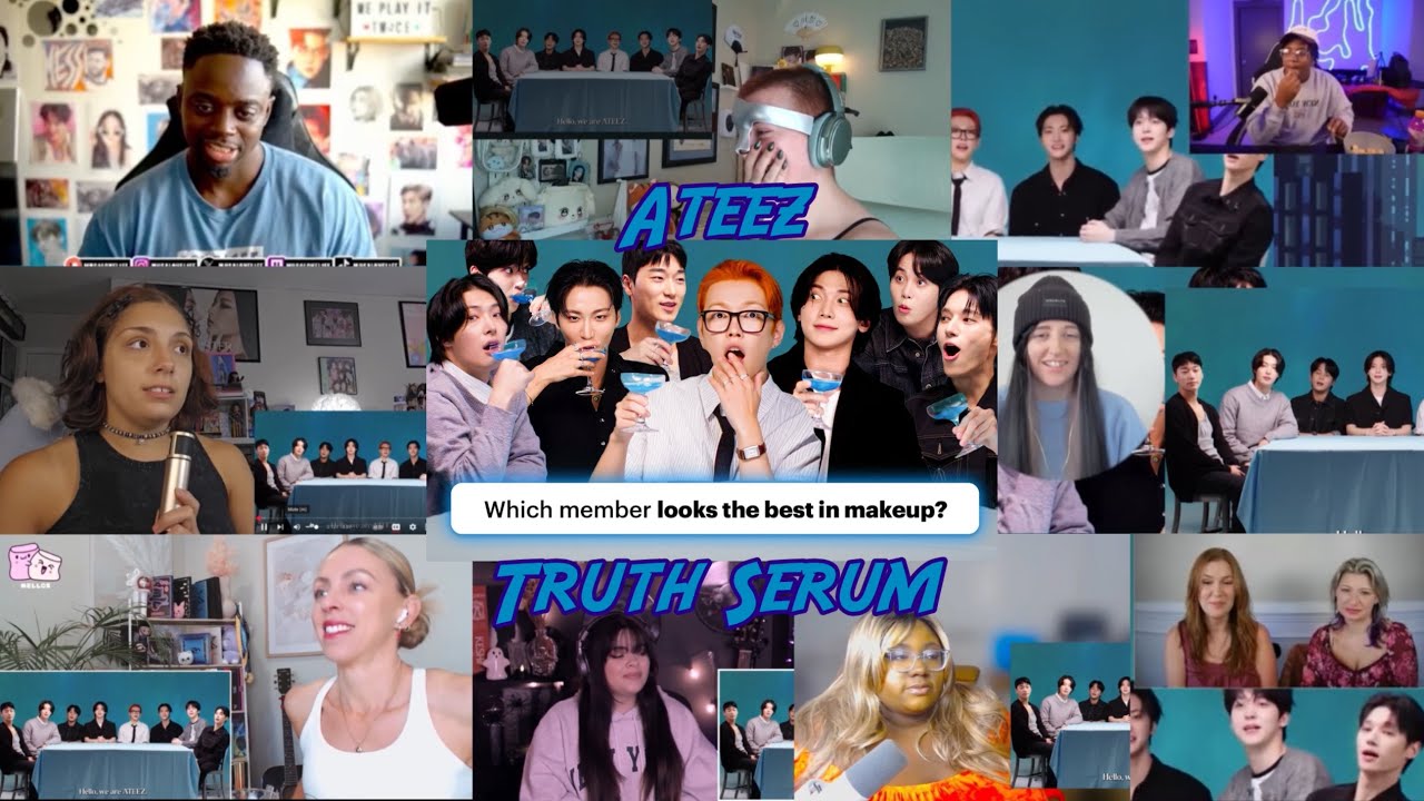 ATEEZ Spill Secrets After Sipping the Truth Serum | REACTION MASHUP 