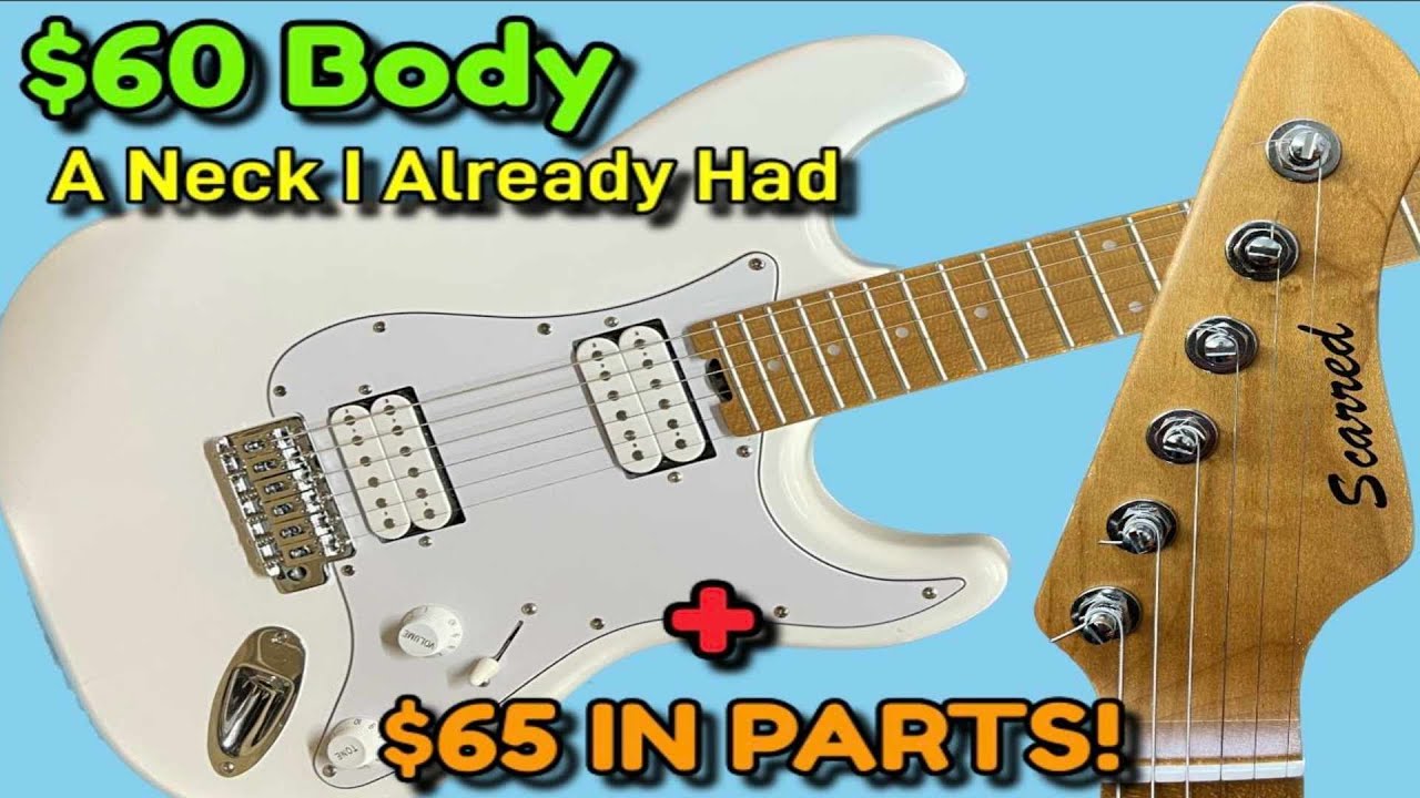I BUILT A PARTSCASTER GUITAR USING A BODY AND PARTS FROM TEMU! $100 Worth Of Coupons Made It Cheap!
